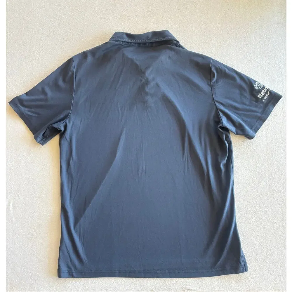 Travis Mathew Short Sleeve Golf Polo Top Men’s XL Navy Blue